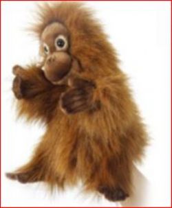 *** ORANG-OUTAN MARIONNETTE 25CM